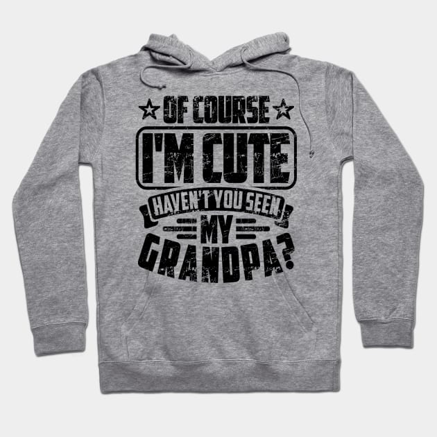 OF COURSE I'M CUTE HAVEN'T YOU SEEN MY GRANDPA? Hoodie by SilverTee